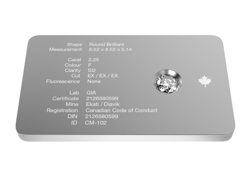 Diamond Authentication Authentication Plate System – Vantyghem Diamonds